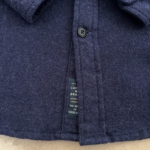 Men’s Lucky Brand Solid Heather Cloud Workwear - SM - Picture 3 of 4